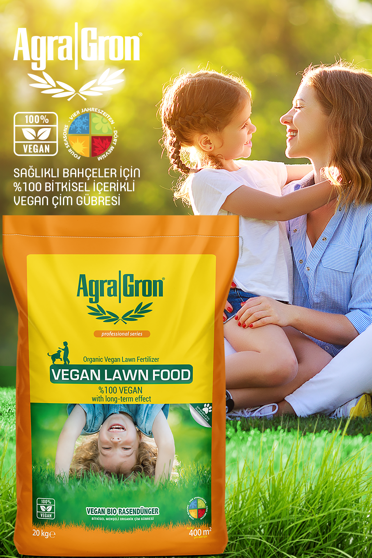 Cim Gubresi AgraGron Vegan Lawn Food 20 kg st
