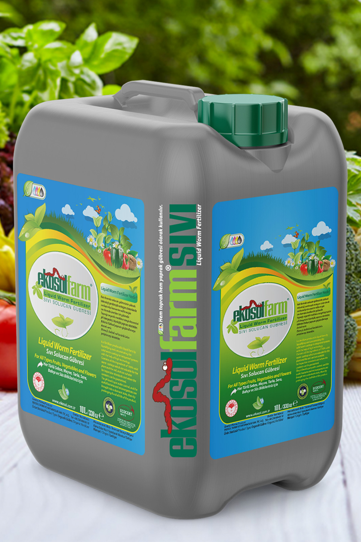 EkosolFarm Sıvı Solucan Gübresi 10 Lt