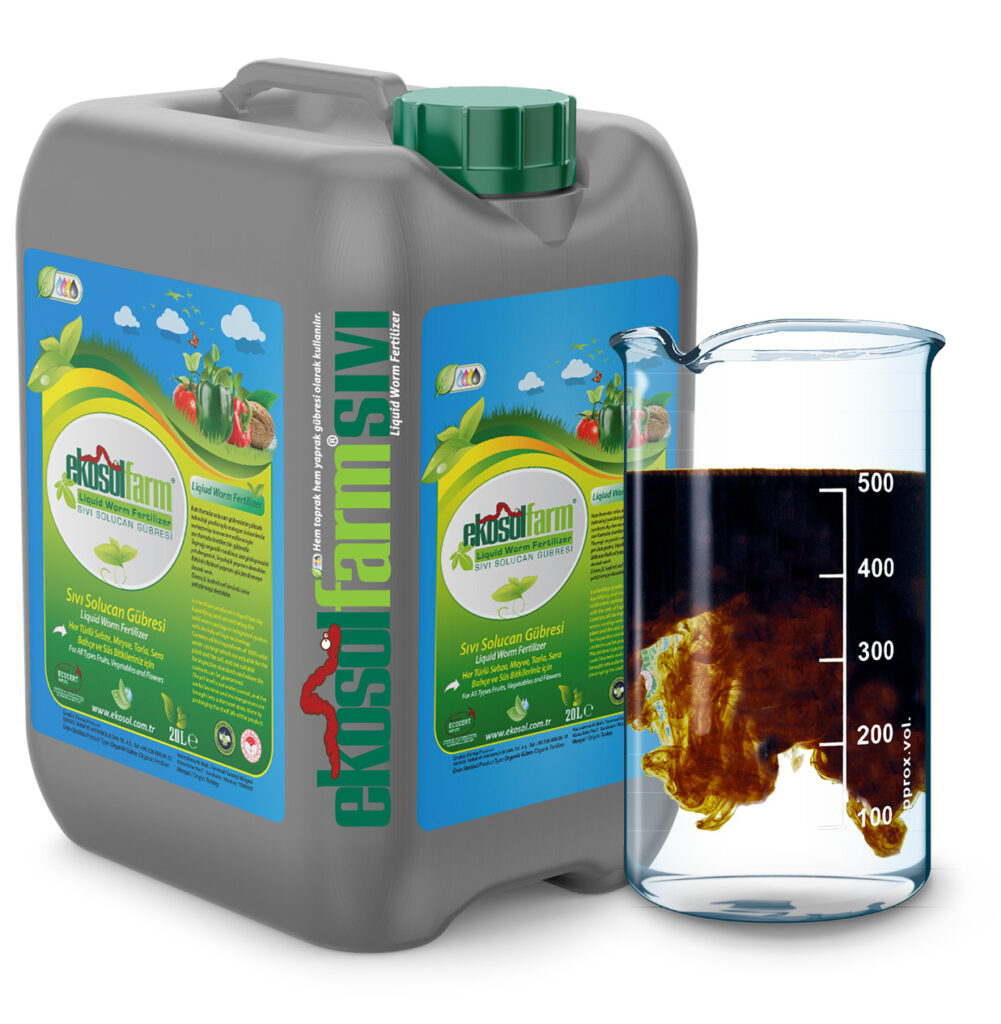 EkosolFarm Sıvı Solucan Gübresi 20 Litre