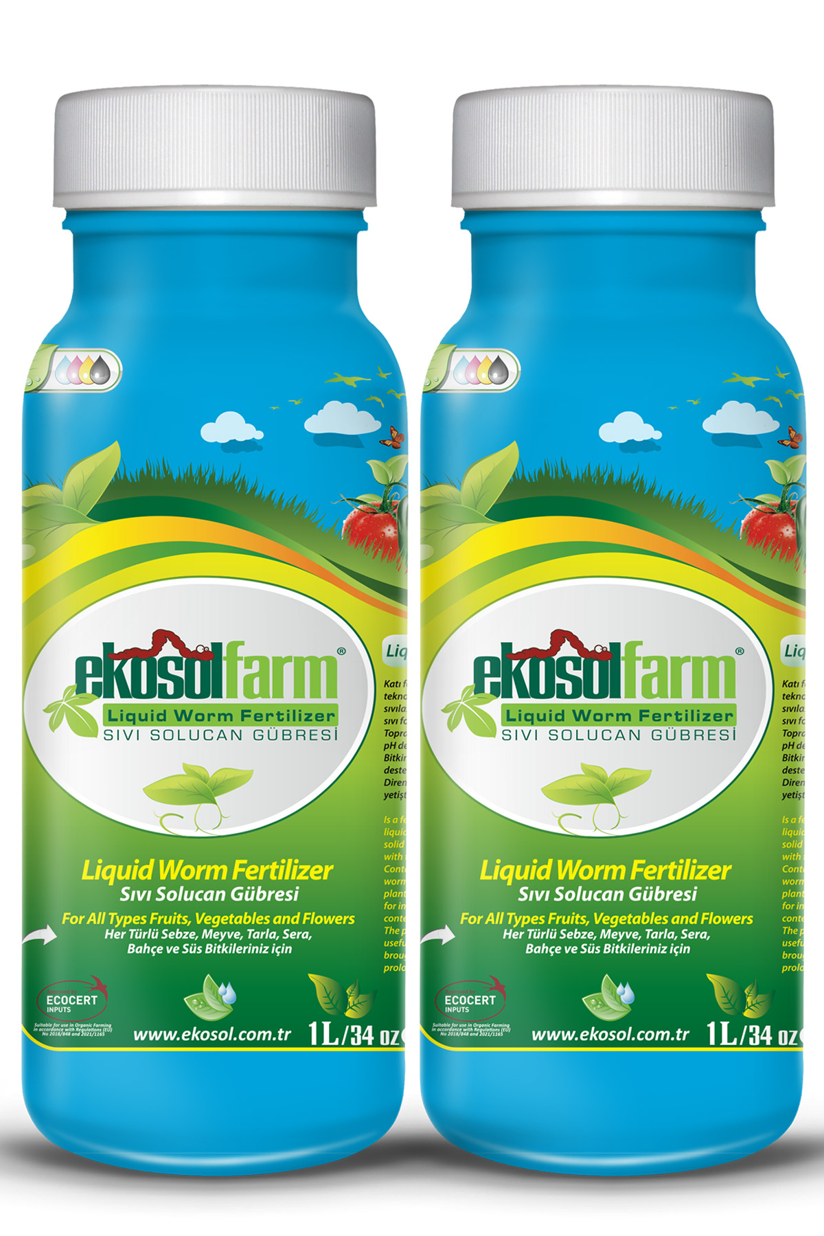 EkosolFarm Sıvı Solucan Gübresi 1 Litre