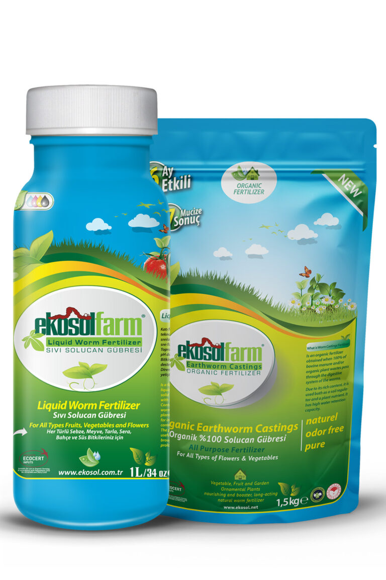 EkosolFarm Solucan Gübresi 1 lt +1,5 kg
