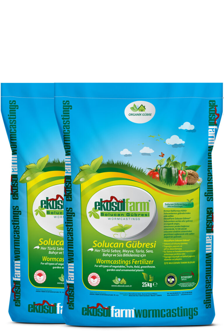 EkosolFarm Solucan Gübresi 2X25 kg
