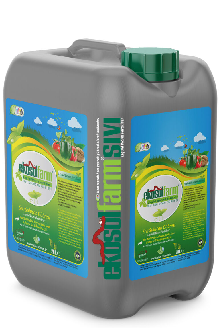 EkosolFarm Sıvı Solucan Gübresi 20 Litre