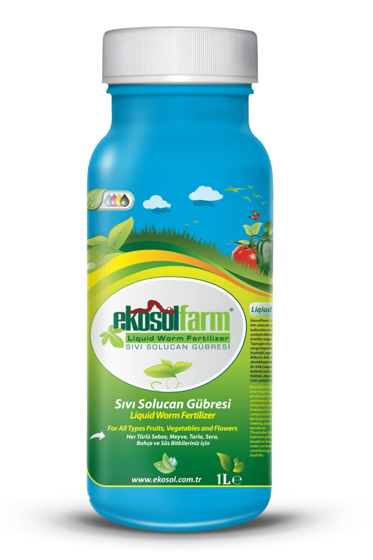 EkosolFarm 1 Litre Solucan Gübresi