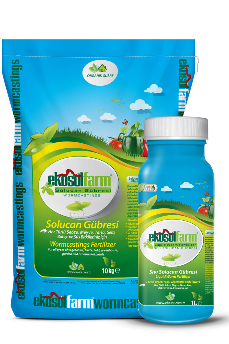 EkosolFarm 10 kg + 1 Litre Solucan Gübresi
