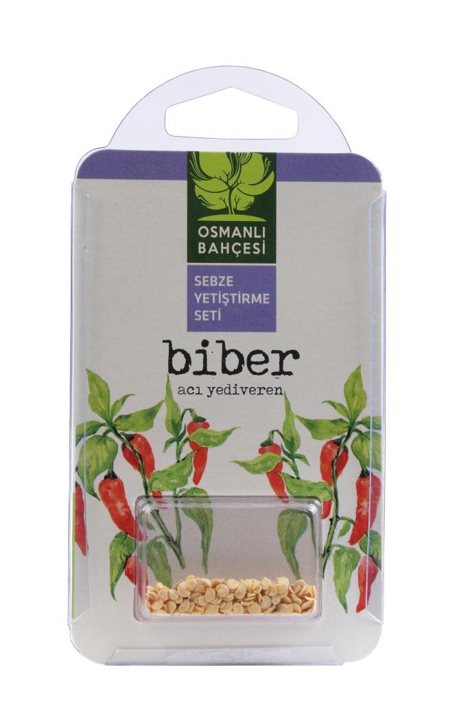 Osmanlı Bahçesi Acı Yediveren Biber Tohumu