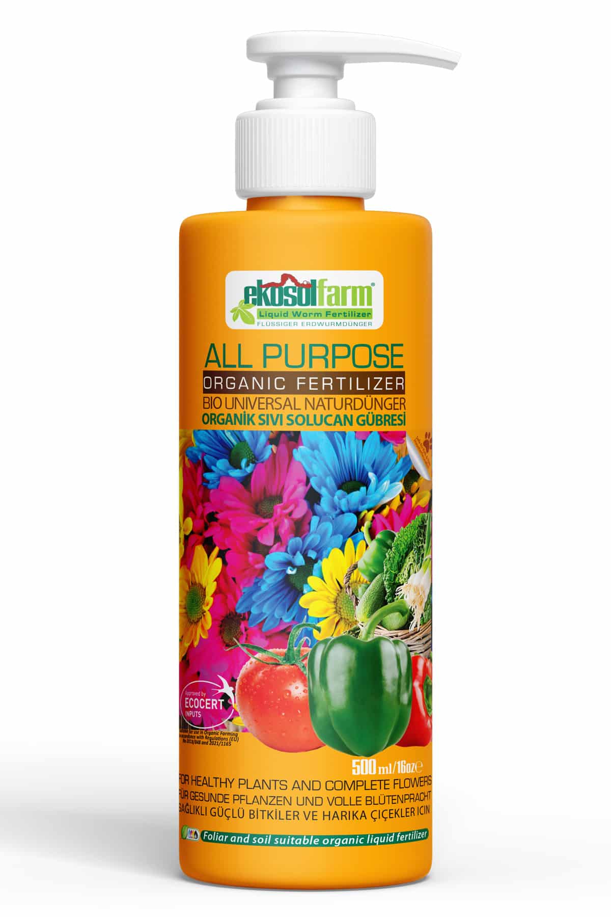 EkosolFarm Sıvı Solucan Gübresi 500 ml