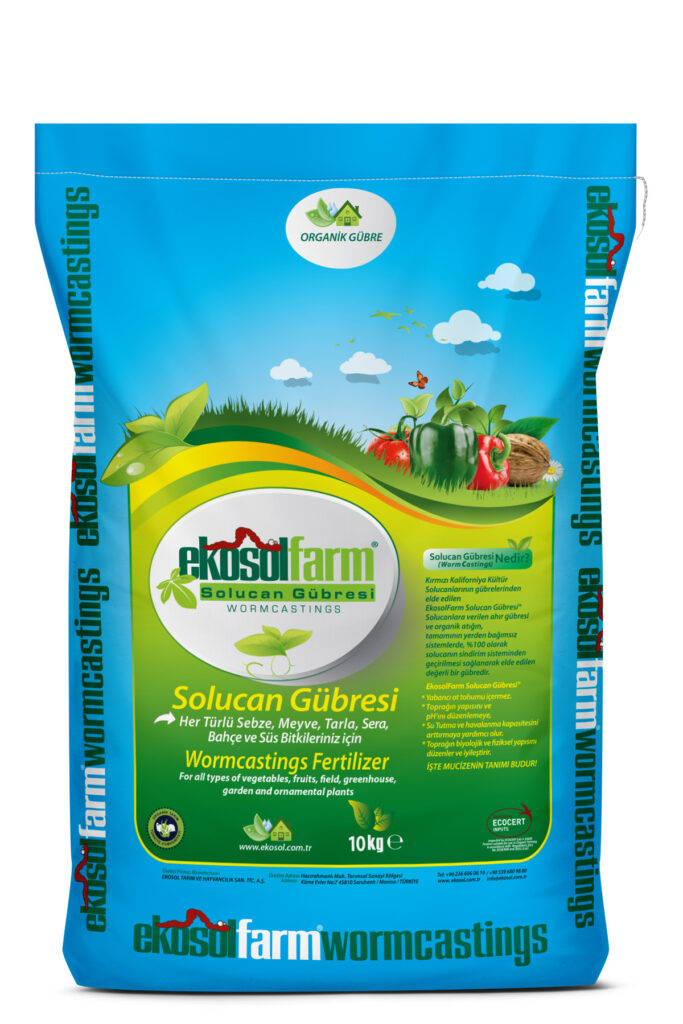 EkosolFarm Solucan Gübresi 10 kg